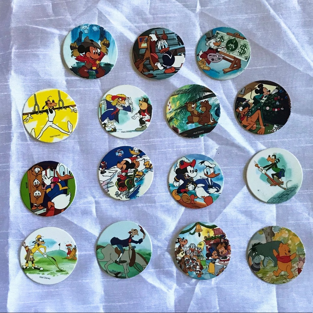 Vintage 90s Disney Pogs